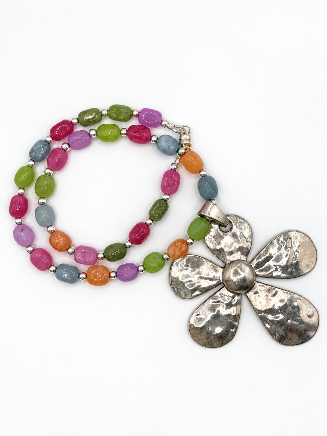 Full Bloom Semi-Precious Necklace