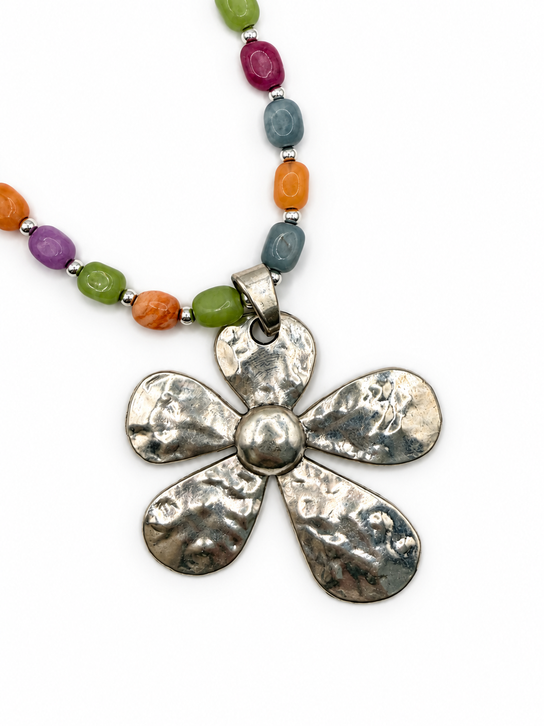 Full Bloom Semi-Precious Necklace