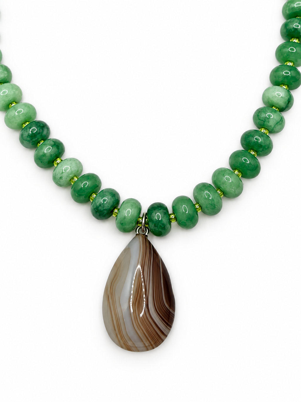 Green With Envy Semi-Precious Necklace