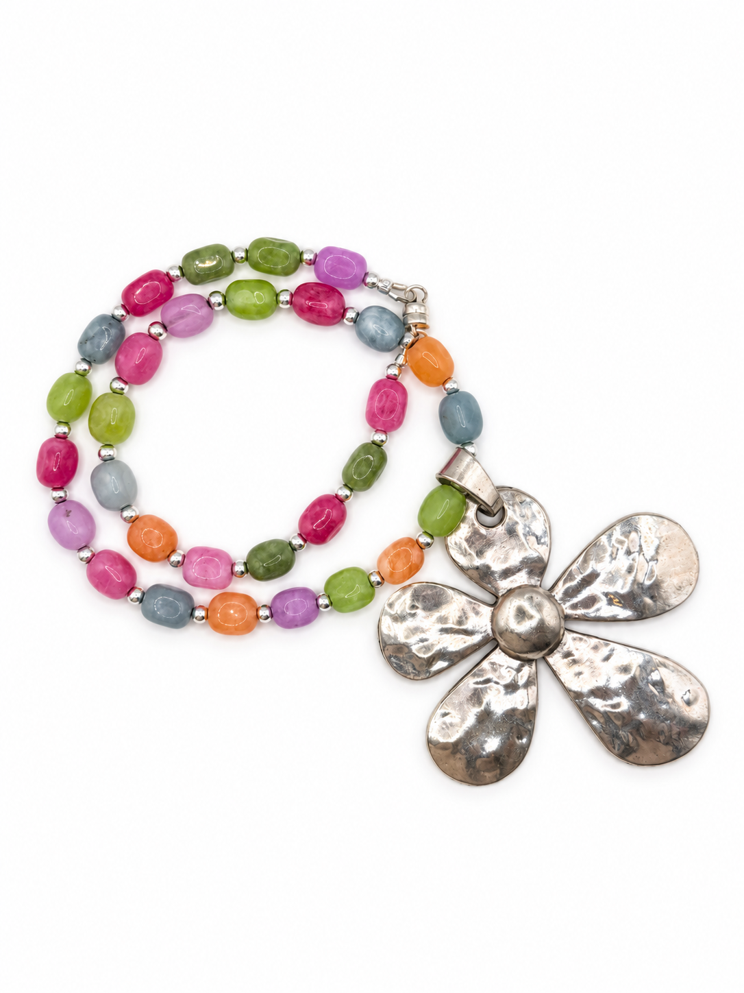Full Bloom Semi-Precious Necklace
