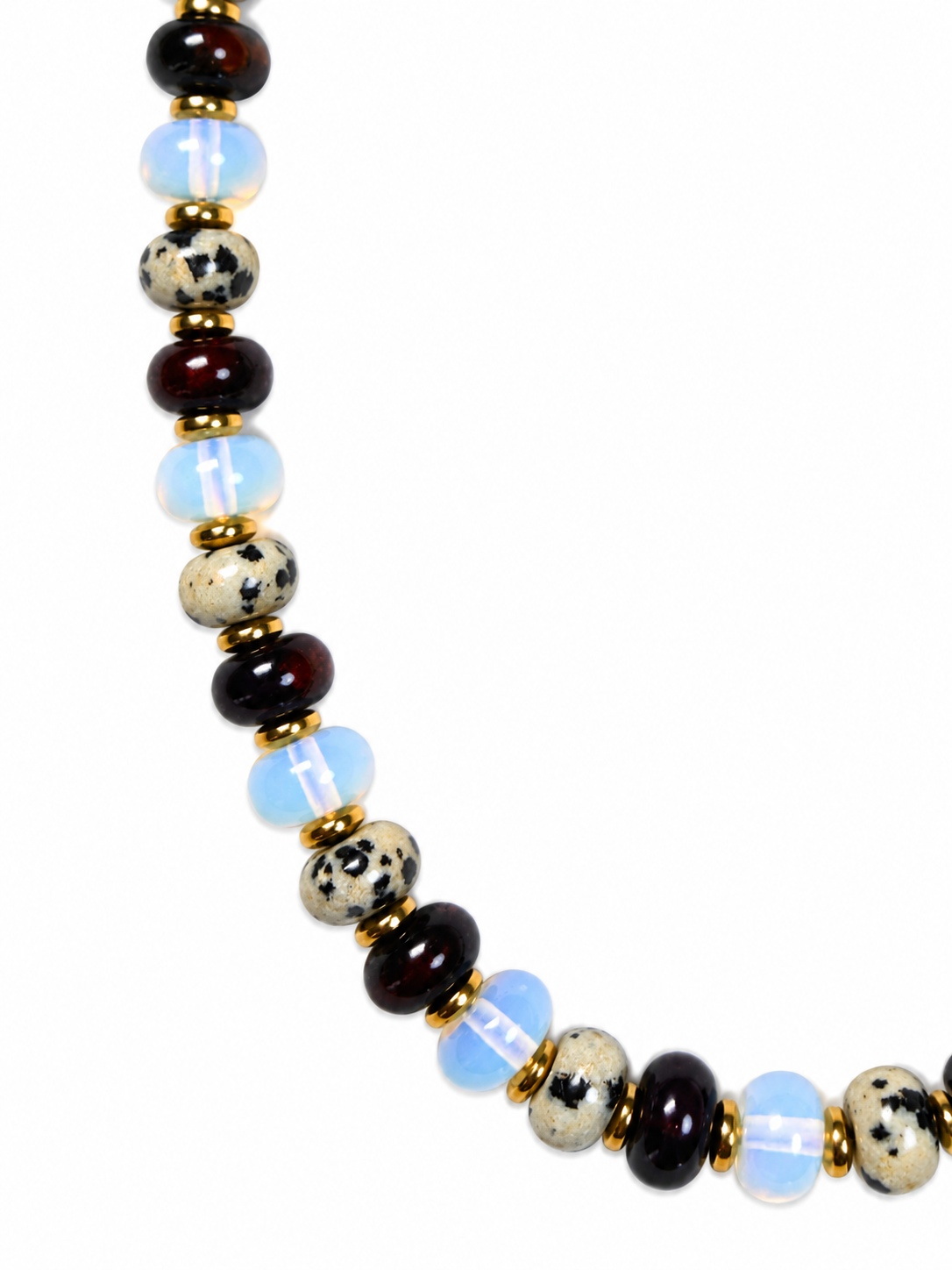 Mixes Signals | Semi Precious, Dalmatian Jasper, Opalite